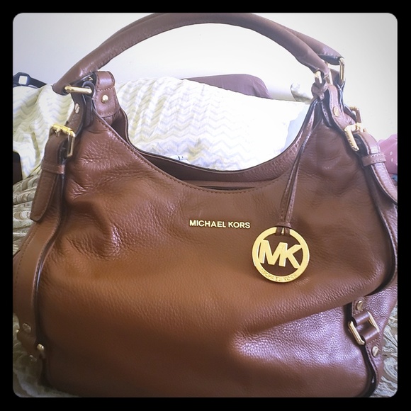 Mk Leather handbag - Picture 1 of 4